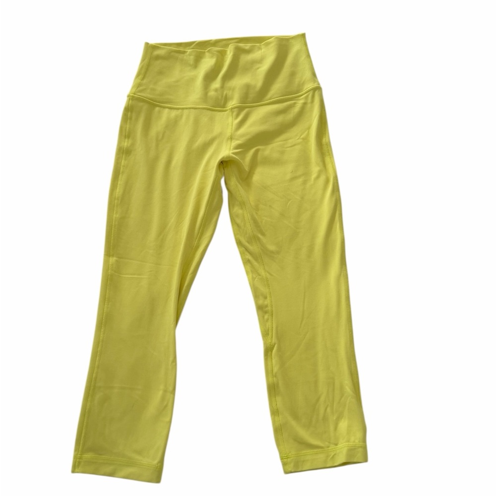 lululemon athletica High-Rise Crop 21” Bright Yellow Leggings